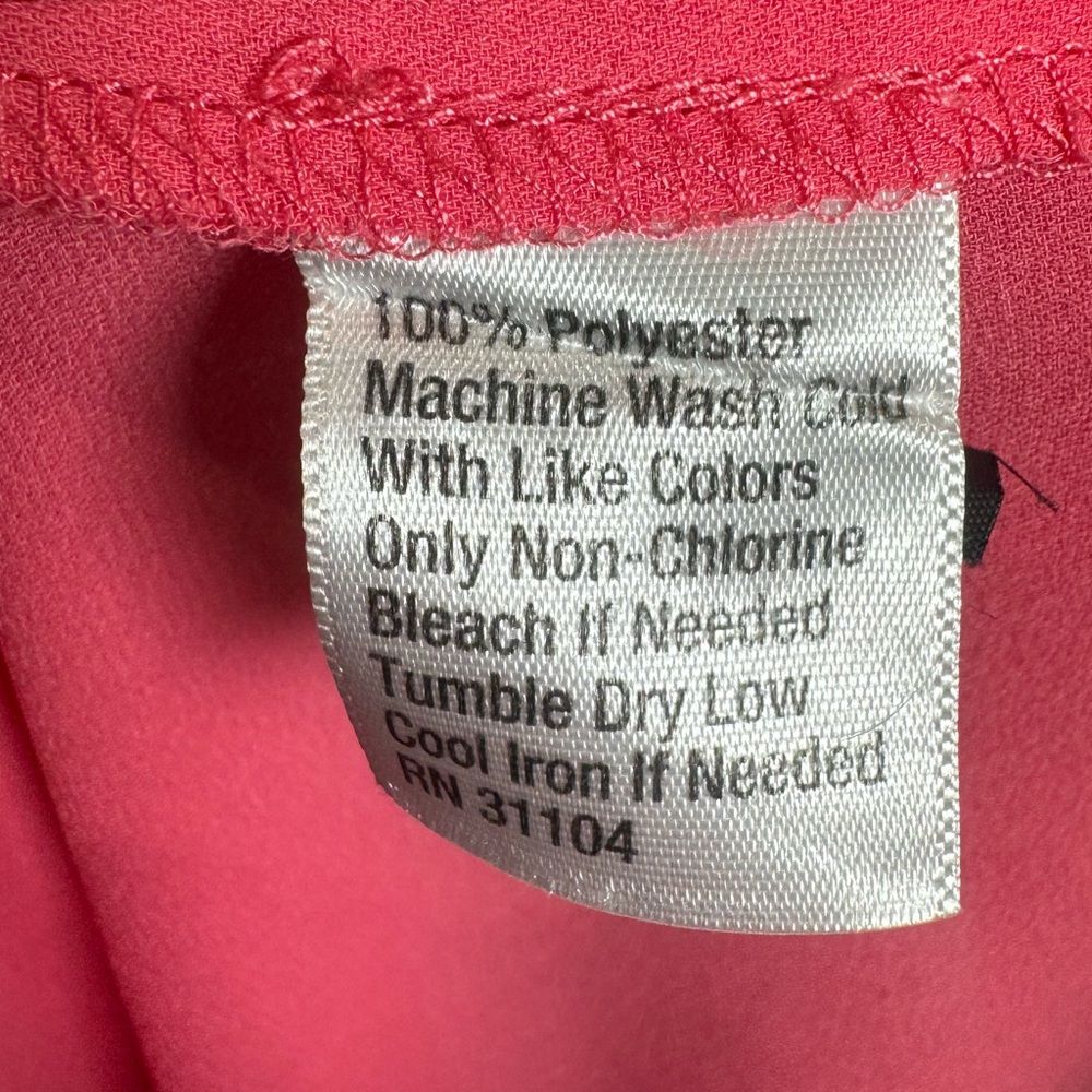 The Limited Pink Vneck Pleated Blouse Top Size Xl — image 6 of 6